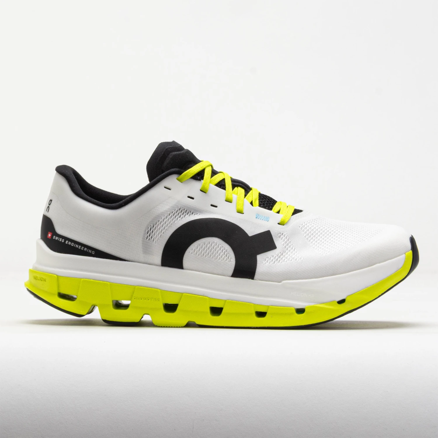On Running On Cloudflow 5 Men's White/Lime 1 On Running On Cloudflow 5 Men's White/Lime