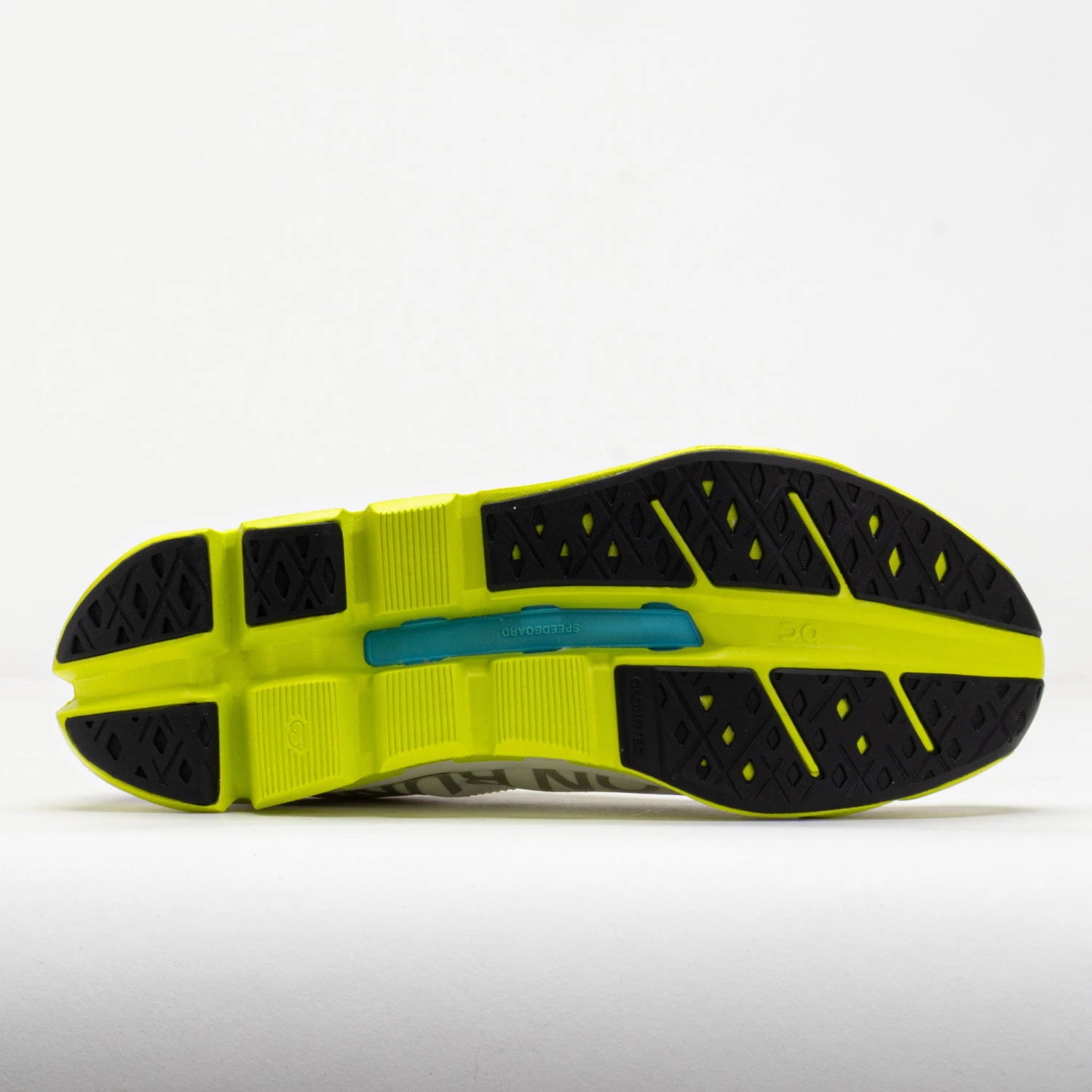 On Running On Cloudflow 5 Men's White/Lime 4 On Running On Cloudflow 5 Men's White/Lime - Image 4