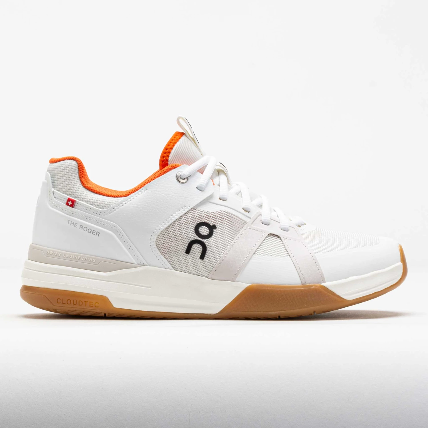 On Running On The Roger Clubhouse Pro Men's Ivory/Flame 1 On Running On The Roger Clubhouse Pro Men's Ivory/Flame