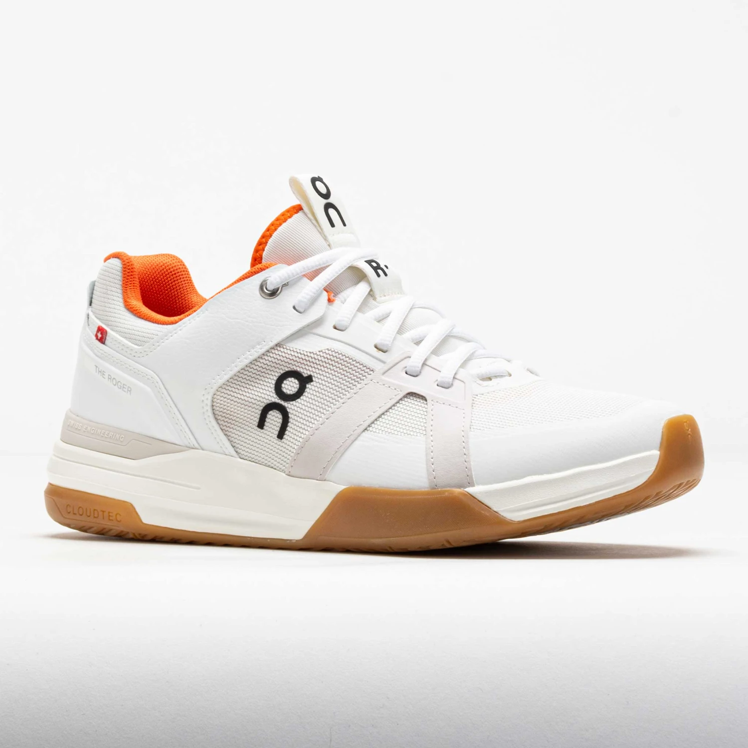 On Running On The Roger Clubhouse Pro Men's Ivory/Flame 5 On Running On The Roger Clubhouse Pro Men's Ivory/Flame - Image 5