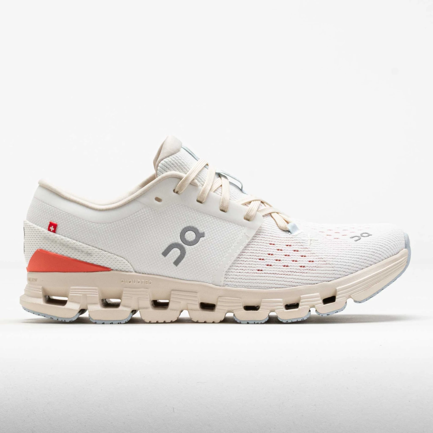 On Running On Cloud X 4 Women's Ivory/Salmon 1 On Running On Cloud X 4 Women's Ivory/Salmon