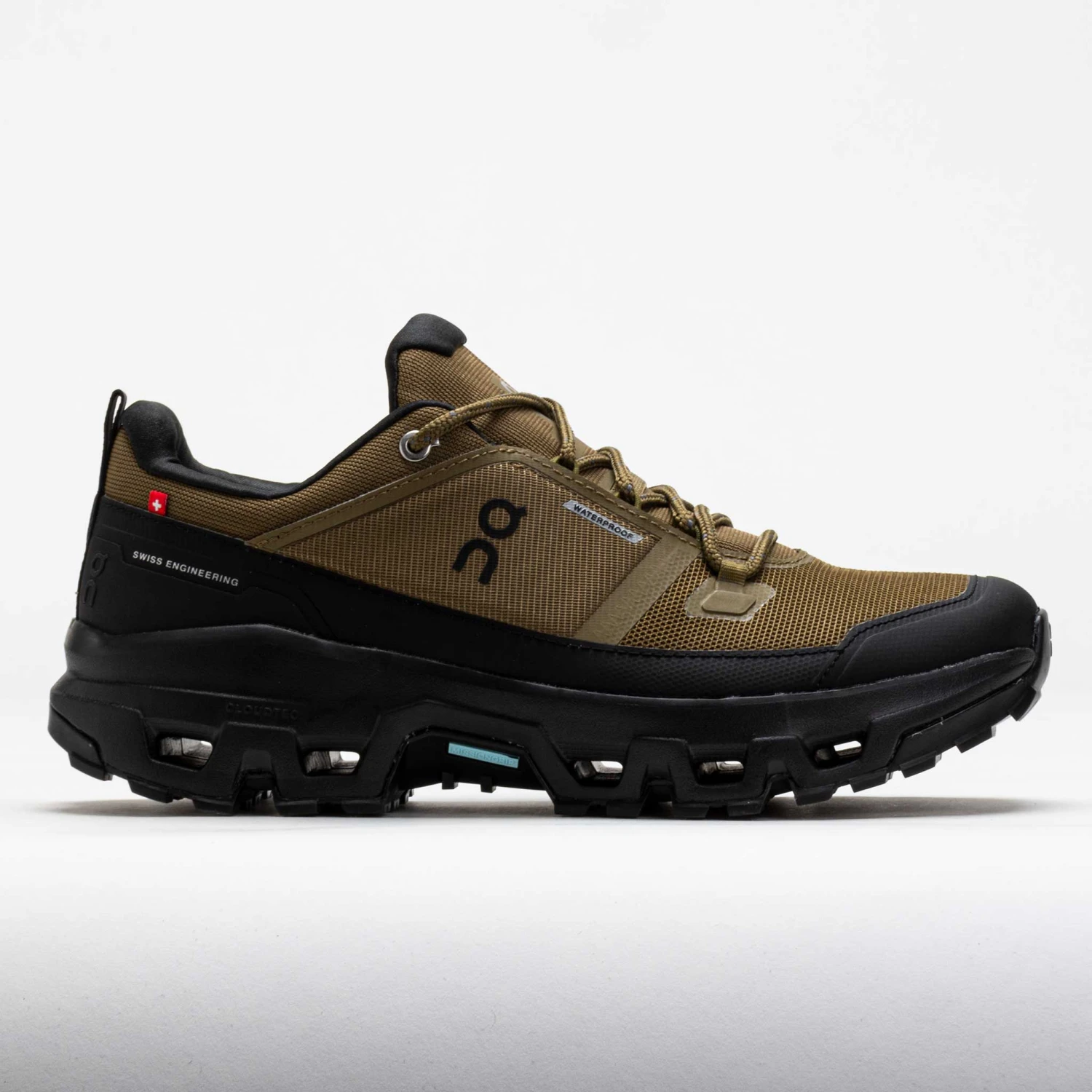 On Running On Cloudrock Low Waterproof Men's Hunter/Black 1 On Running On Cloudrock Low Waterproof Men's Hunter/Black