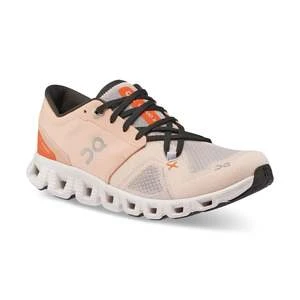 ON RunningOn Womens Cloud X 3 Shoes - Rose/Sand 2 ON RunningOn Womens Cloud X 3 Shoes - Rose/Sand - Image 2