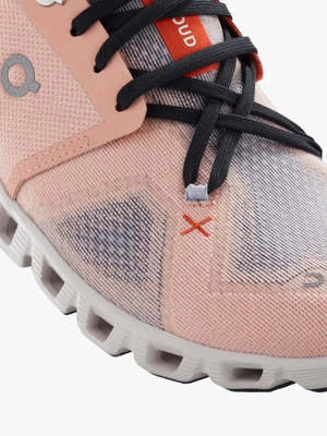 ON RunningOn Womens Cloud X 3 Shoes - Rose/Sand 8 ON RunningOn Womens Cloud X 3 Shoes - Rose/Sand - Image 8