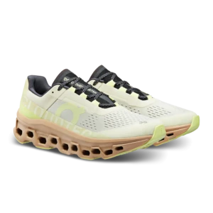 ON RunningOn Cloudmonster Shoes - Cream/Dune 6 ON RunningOn Cloudmonster Shoes - Cream/Dune - Image 6