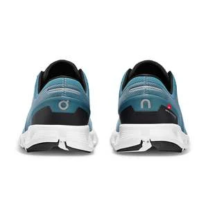 ON RunningOn Men's Cloud X 3 Shoes - Pewter/White 3 ON RunningOn Men's Cloud X 3 Shoes - Pewter/White - Image 3