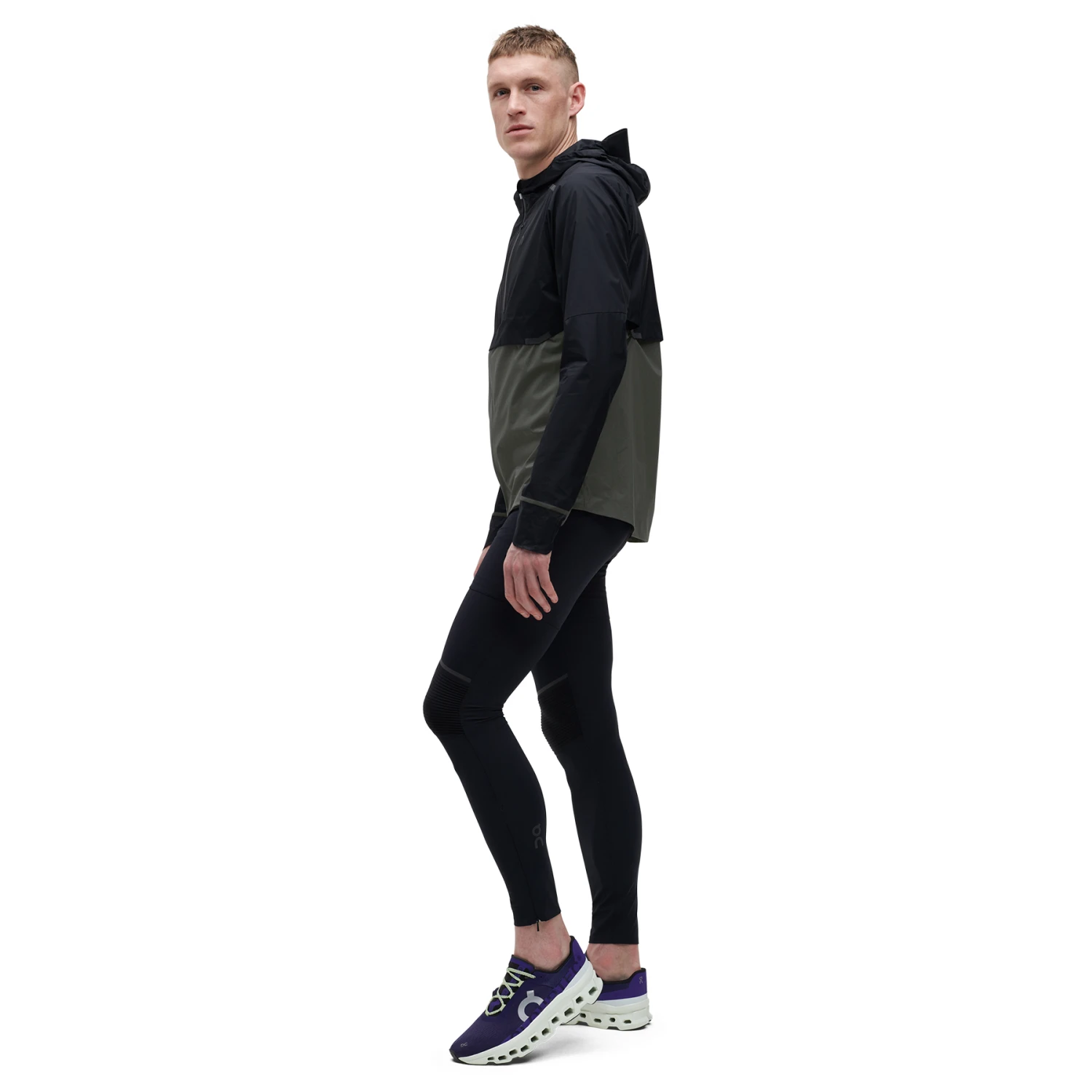 On Running On Weather Jacket - Black & Shadow 2 On Running On Weather Jacket - Black & Shadow - Image 2