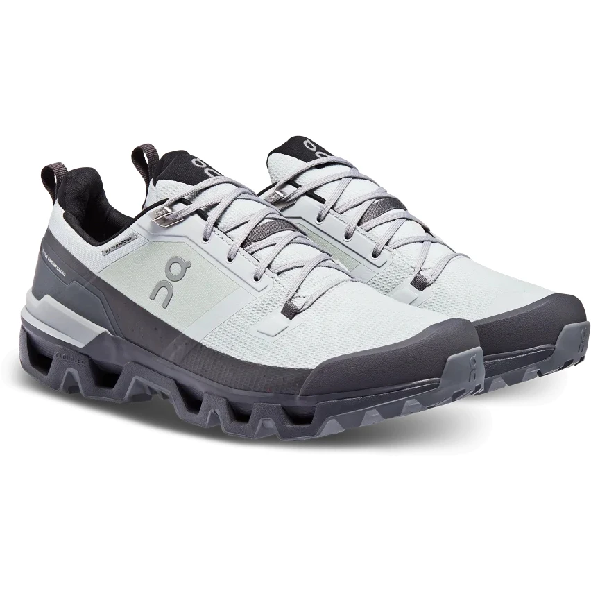 On Running On Cloudwander Waterproof Hiking Shoe - Glacier & Eclipse 1 On Running On Cloudwander Waterproof Hiking Shoe - Glacier & Eclipse