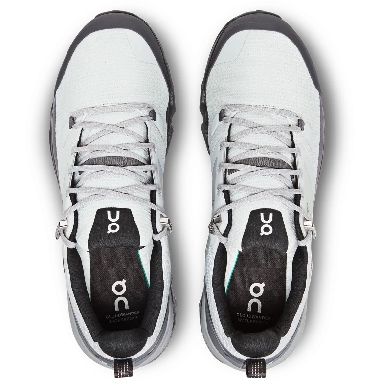 On Running On Cloudwander Waterproof Hiking Shoe - Glacier & Eclipse 4 On Running On Cloudwander Waterproof Hiking Shoe - Glacier & Eclipse - Image 4