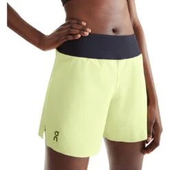 On Running On 5 Inch Running Shorts Women - Hay & Black 9 On Running On 5 Inch Running Shorts Women - Hay & Black -On Running Shop on 5 inch running shorts women hay black 6 1531889