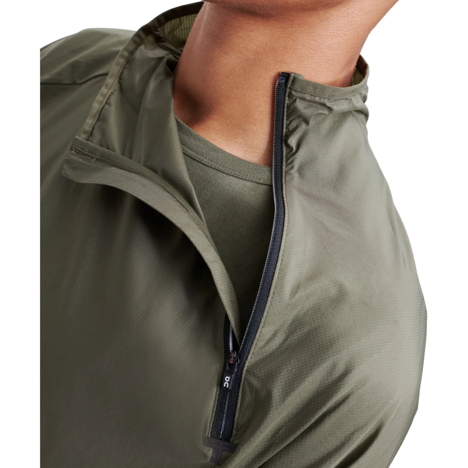 On Running On Active Jacket - Olive 2 On Running On Active Jacket - Olive - Image 2