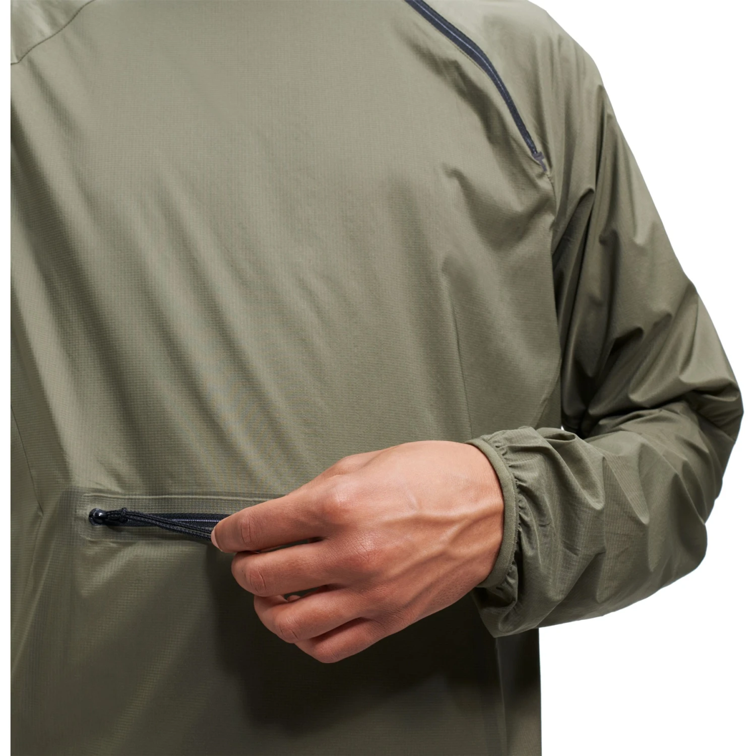 On Running On Active Jacket - Olive 6 On Running On Active Jacket - Olive - Image 6