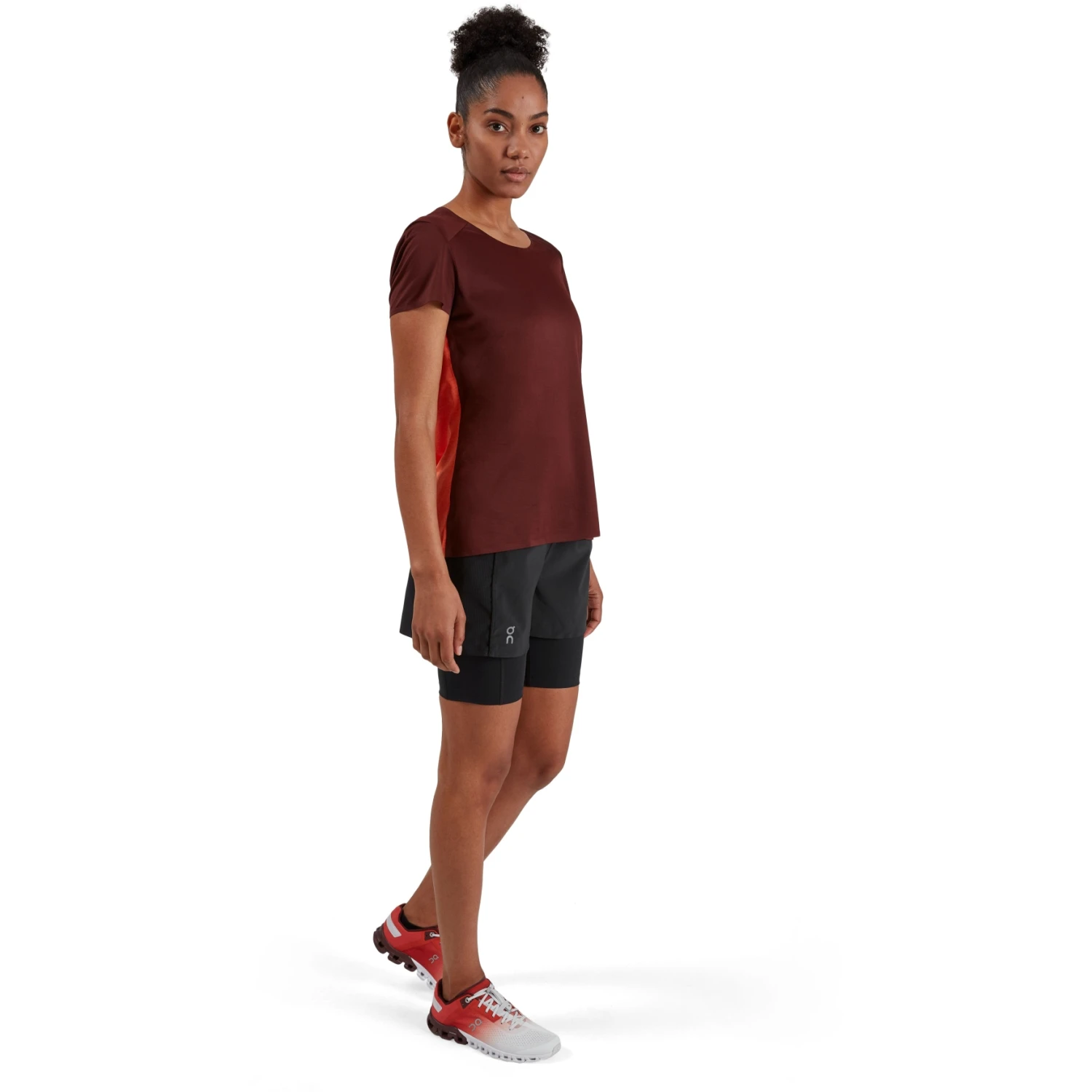 On Running On Active Shorts Women - Black 2 On Running On Active Shorts Women - Black - Image 2