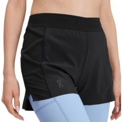 On Running On Active Shorts Women - Black & Stratosphere 9 On Running On Active Shorts Women - Black & Stratosphere -On Running Shop on active shorts women black stratosphere 5 1443257