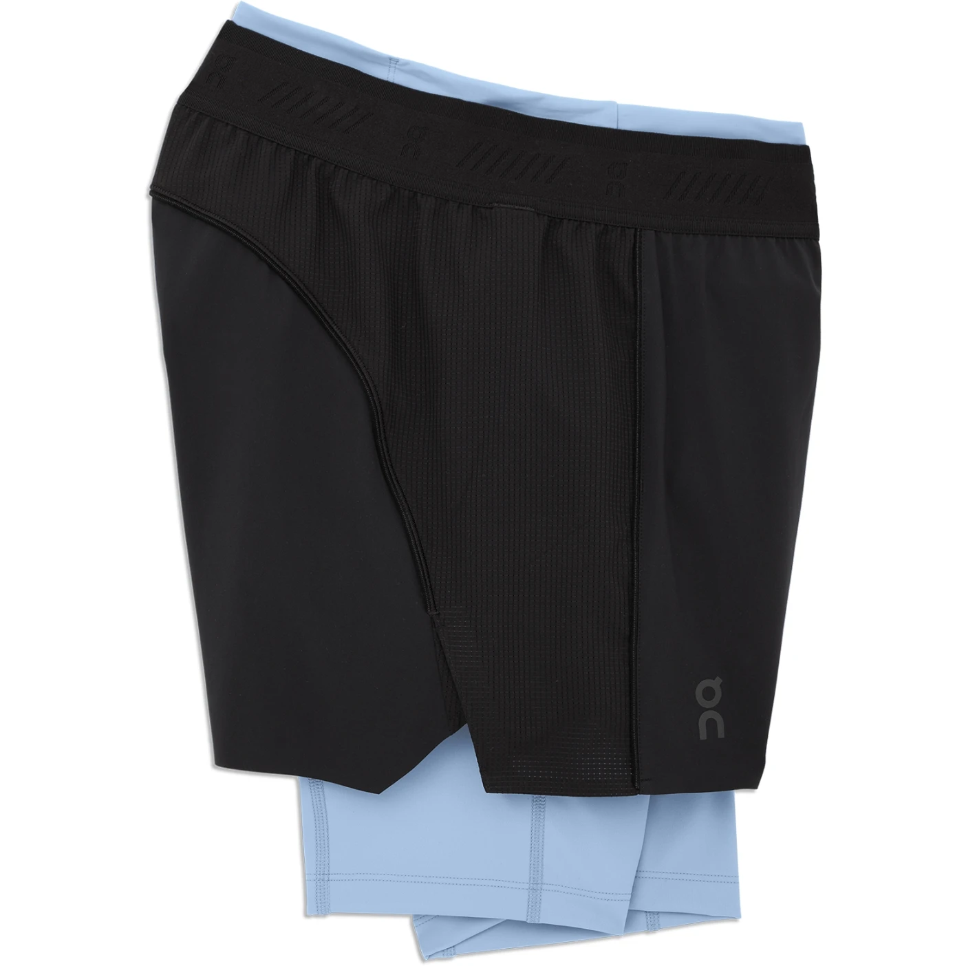 On Running On Active Shorts Women - Black & Stratosphere 2 On Running On Active Shorts Women - Black & Stratosphere - Image 2