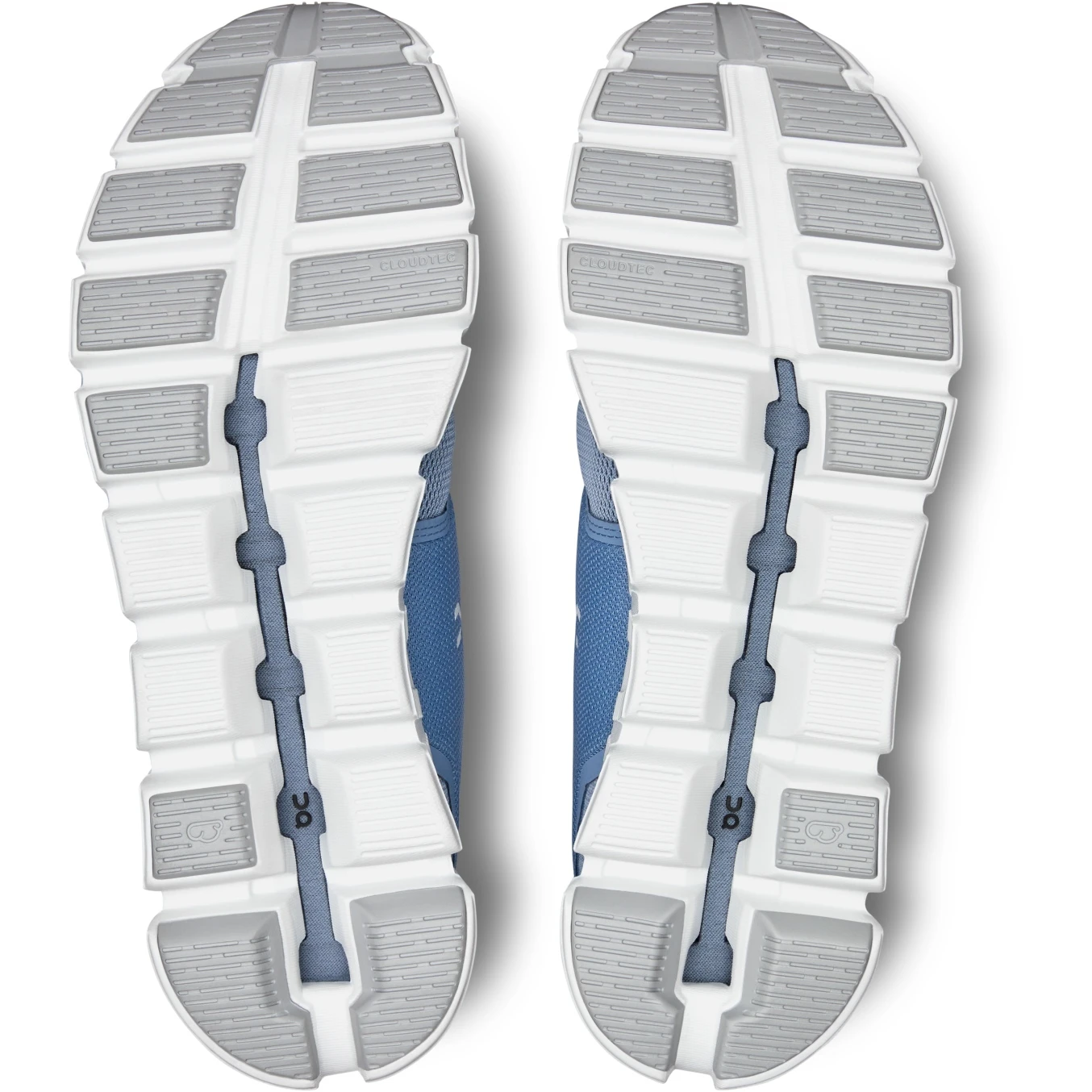 On Running On Cloud 5 Shoes - Chambray & White 2 On Running On Cloud 5 Shoes - Chambray & White - Image 2
