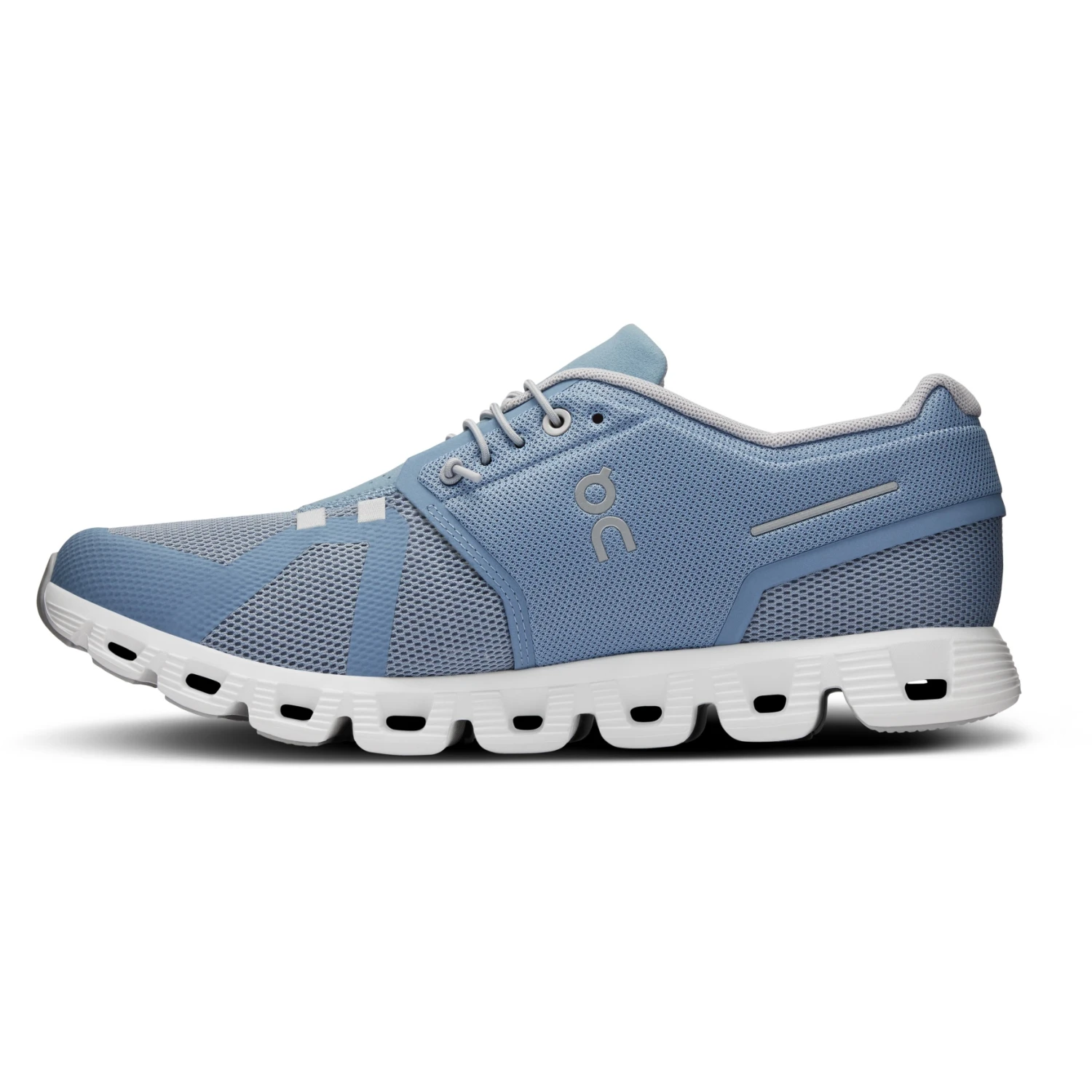 On Running On Cloud 5 Shoes - Chambray & White 5 On Running On Cloud 5 Shoes - Chambray & White - Image 5