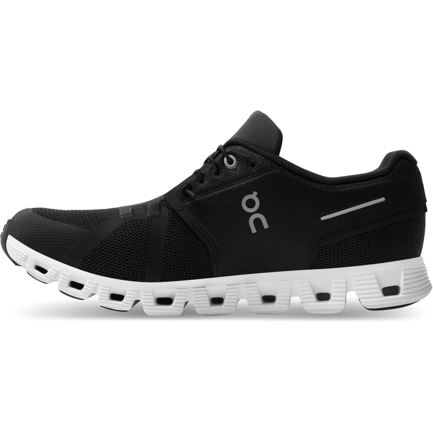 On Running On Cloud 5 Shoes - Black & White 2 On Running On Cloud 5 Shoes - Black & White - Image 2