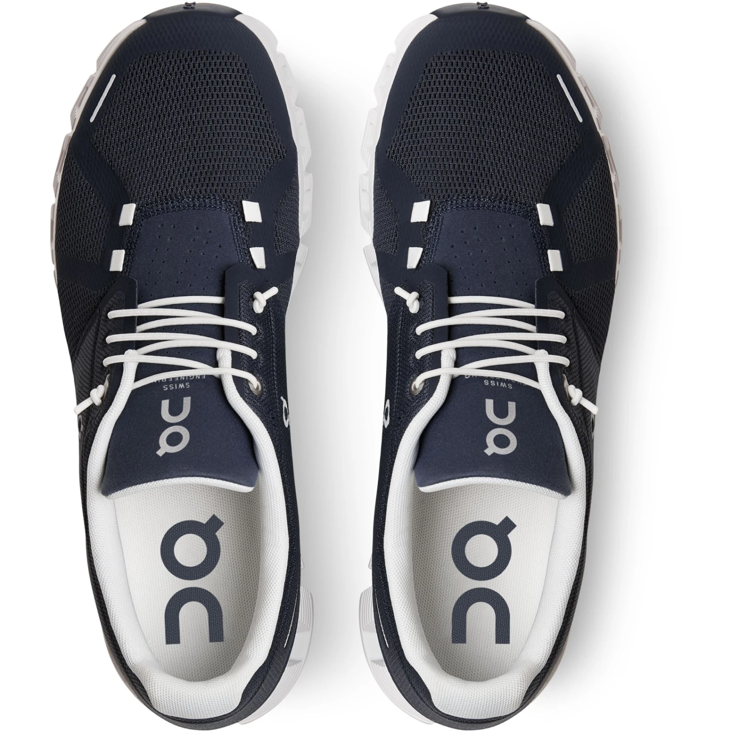 On Running On Cloud 5 Shoes - Midnight & White 3 On Running On Cloud 5 Shoes - Midnight & White - Image 3