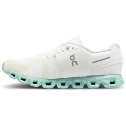 On Running On Cloud 5 Shoes - Undyed-White & Creek 8 On Running On Cloud 5 Shoes - Undyed-White & Creek -On Running Shop on cloud 5 shoe undyed white creek 3 1495584