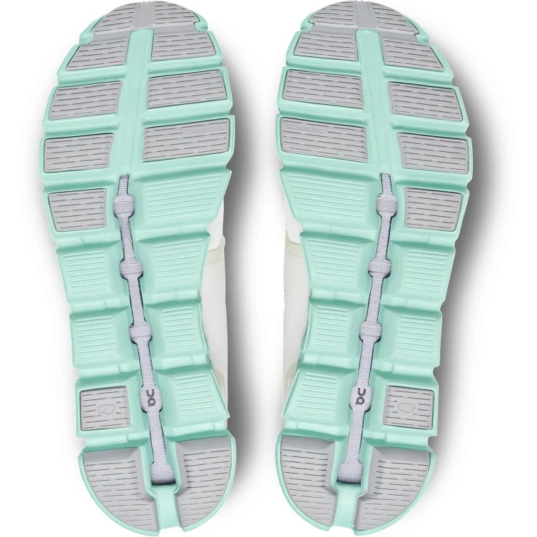 On Running On Cloud 5 Shoes - Undyed-White & Creek 5 On Running On Cloud 5 Shoes - Undyed-White & Creek - Image 5