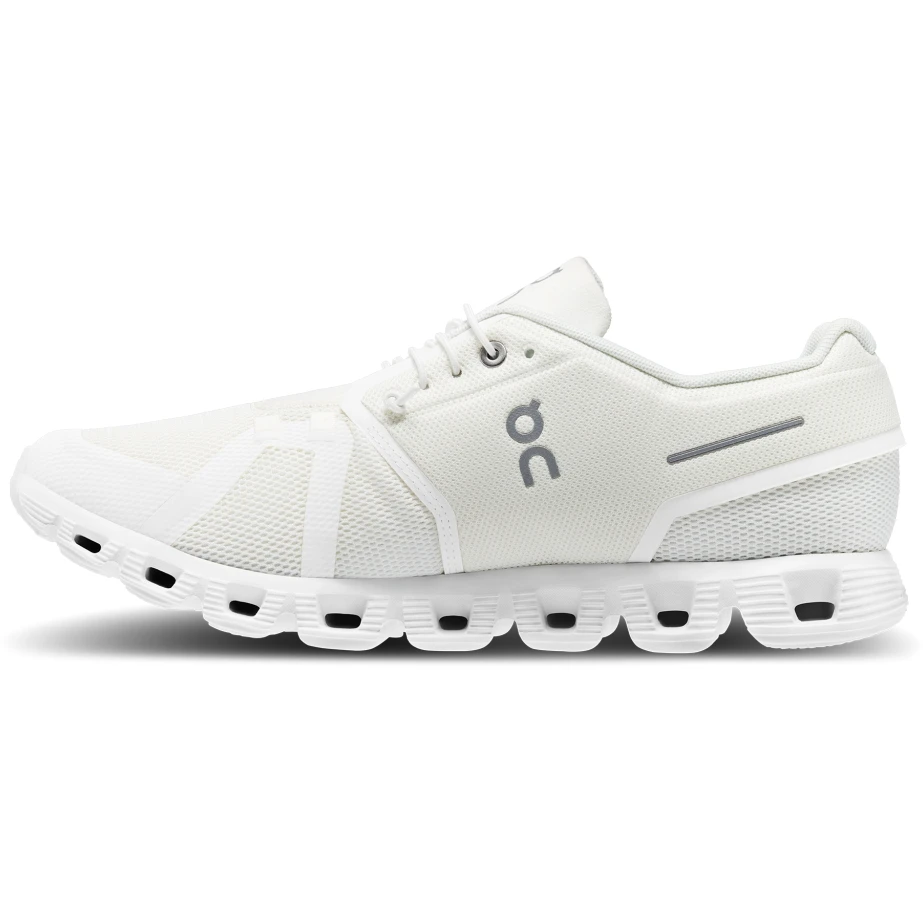 On Running On Cloud 5 Shoes - Undyed-White & White 2 On Running On Cloud 5 Shoes - Undyed-White & White - Image 2