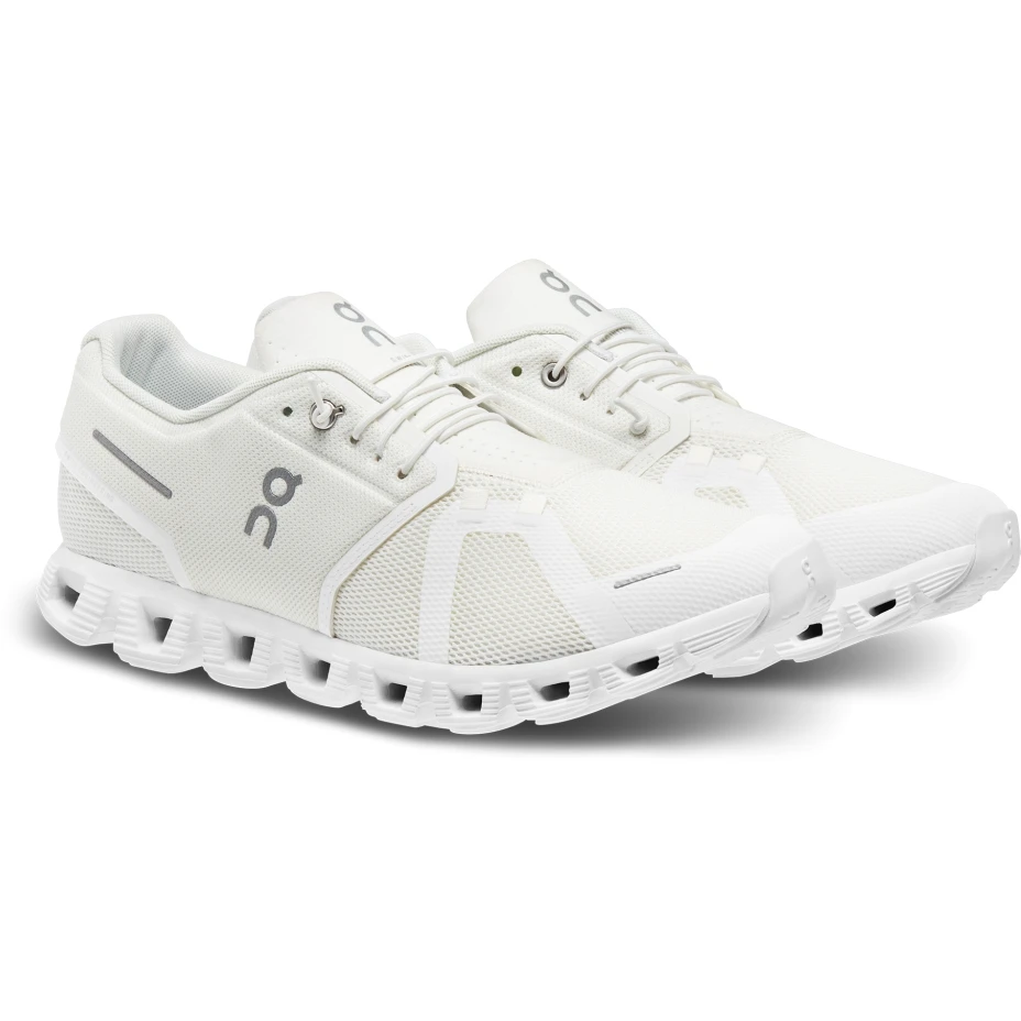 On Running On Cloud 5 Shoes - Undyed-White & White 3 On Running On Cloud 5 Shoes - Undyed-White & White - Image 3