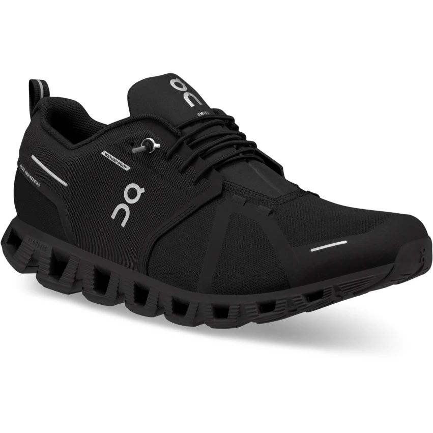 On Running On Cloud 5 Waterproof Men Shoe - All Black 7 On Running On Cloud 5 Waterproof Men Shoe - All Black - Image 7