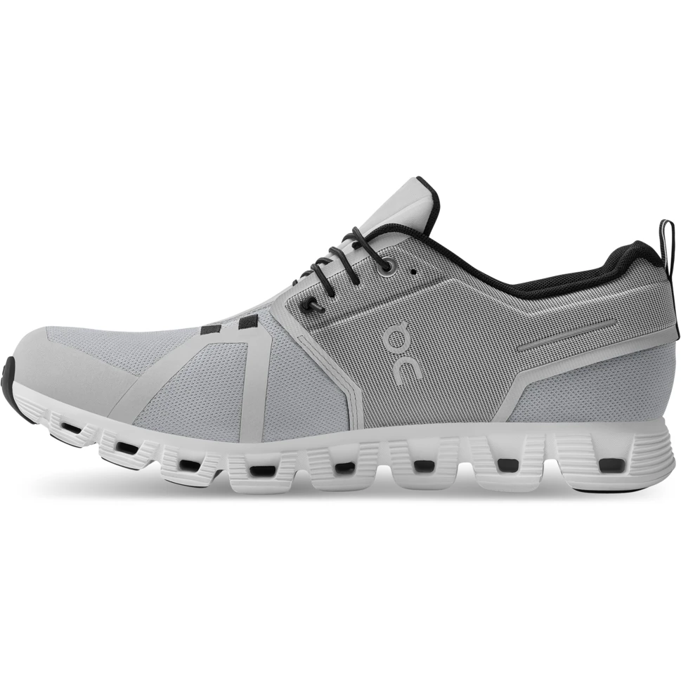 On Running On Cloud 5 Waterproof Men Shoe - Glacier & White 2 On Running On Cloud 5 Waterproof Men Shoe - Glacier & White - Image 2