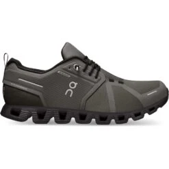 On Running On Cloud 5 Waterproof Men Shoe - Olive & Black