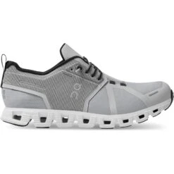 On Running On Cloud 5 Waterproof Women Shoe - Glacier & White