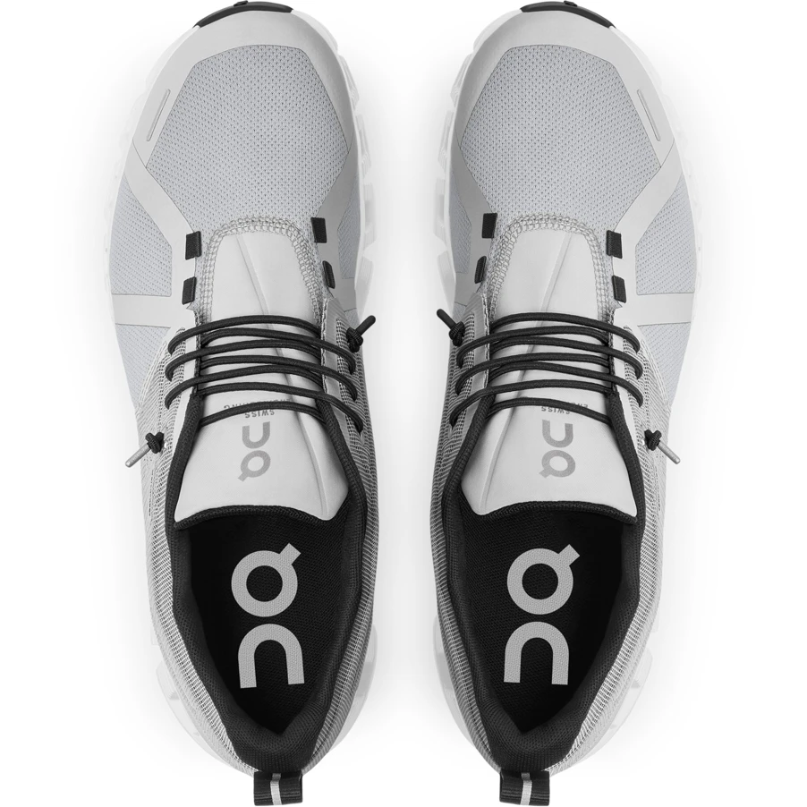 On Running On Cloud 5 Waterproof Women Shoe - Glacier & White 4 On Running On Cloud 5 Waterproof Women Shoe - Glacier & White - Image 4