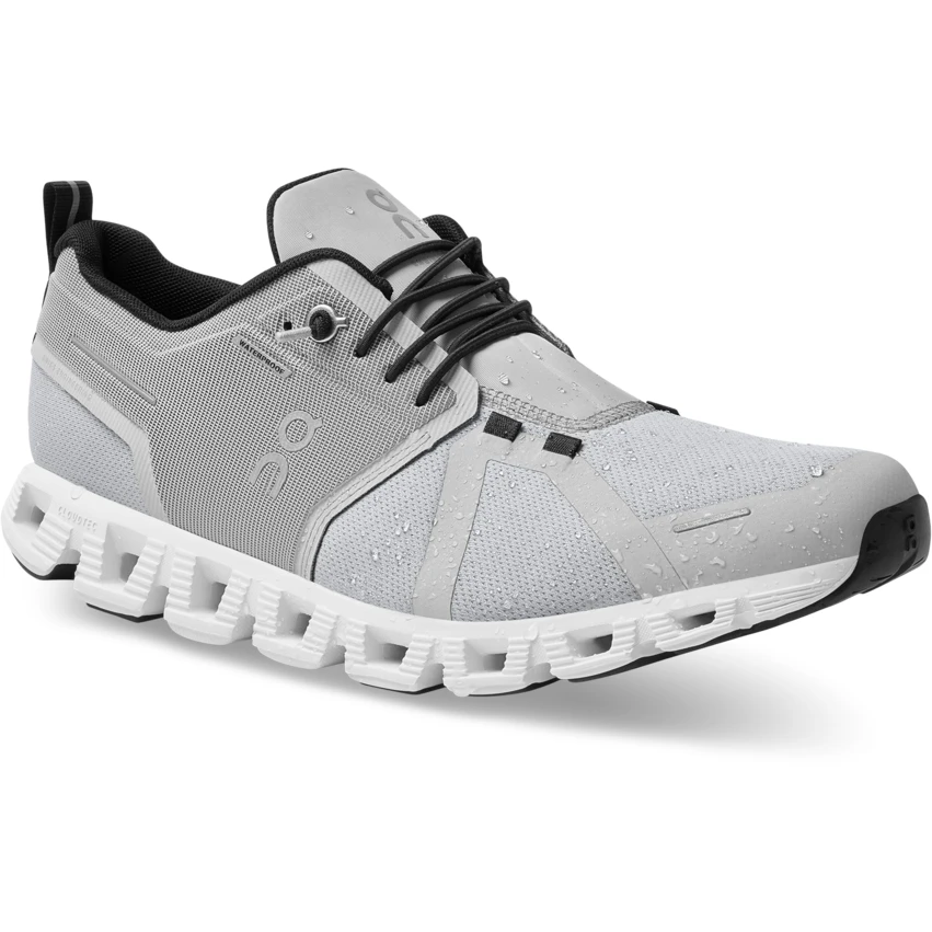 On Running On Cloud 5 Waterproof Women Shoe - Glacier & White 3 On Running On Cloud 5 Waterproof Women Shoe - Glacier & White - Image 3