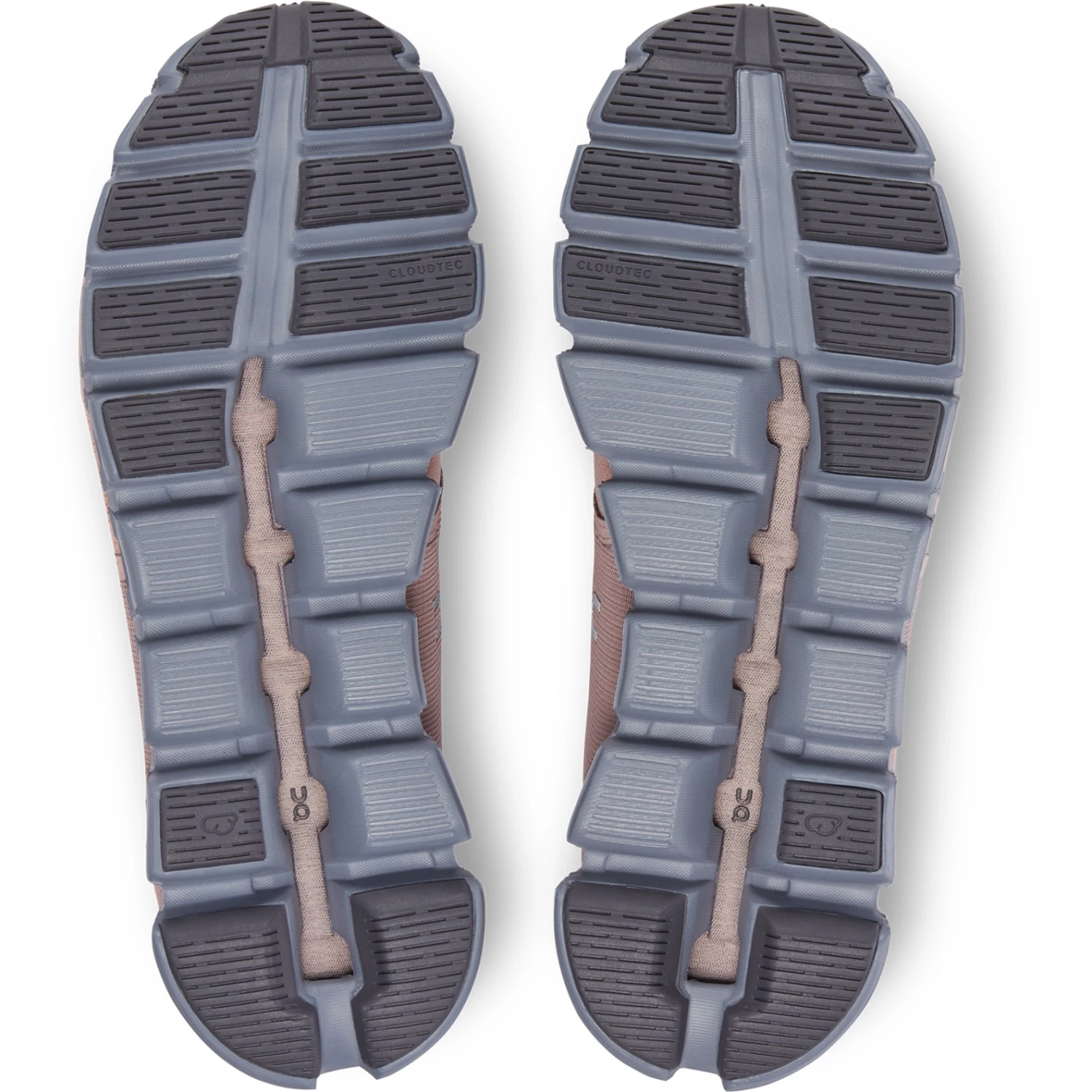 On Running On Cloud 5 Waterproof Women Shoe - Rose & Fossil 4 On Running On Cloud 5 Waterproof Women Shoe - Rose & Fossil - Image 4