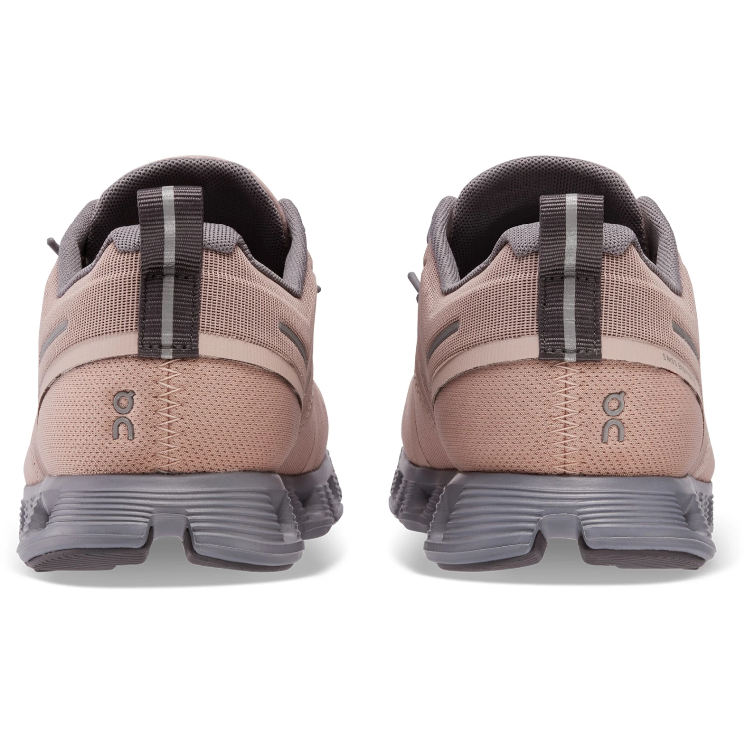 On Running On Cloud 5 Waterproof Women Shoe - Rose & Fossil 5 On Running On Cloud 5 Waterproof Women Shoe - Rose & Fossil - Image 5