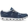 On Running On Cloud 5 Women's Shoes - Denim & White
