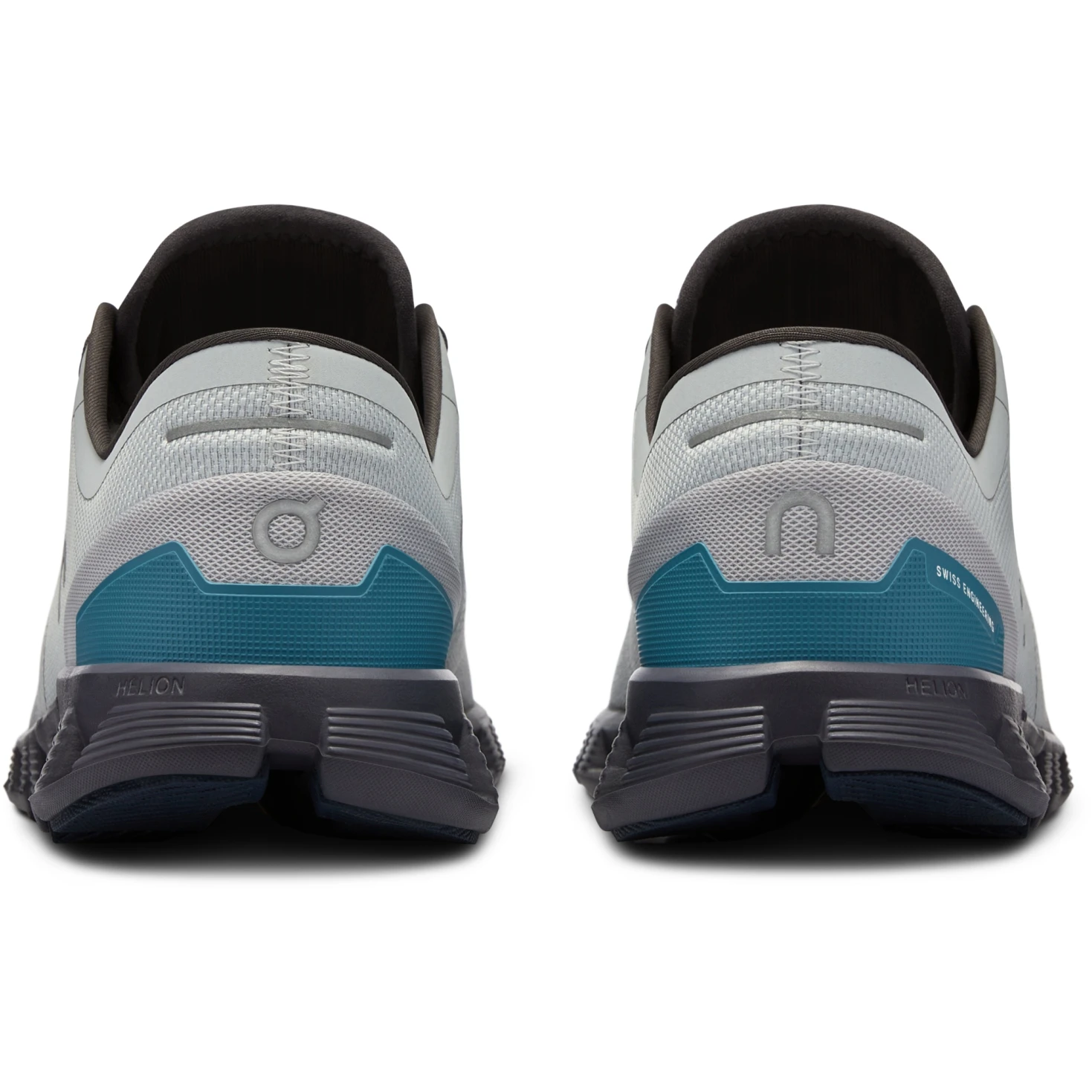 On Running On Cloud X 3 Running Shoe - Glacier & Iron 6 On Running On Cloud X 3 Running Shoe - Glacier & Iron - Image 6