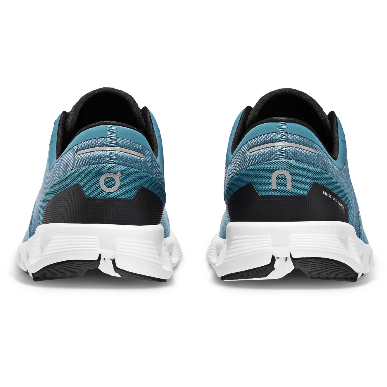 On Running On Cloud X 3 Running Shoe - Pewter & White 3 On Running On Cloud X 3 Running Shoe - Pewter & White - Image 3