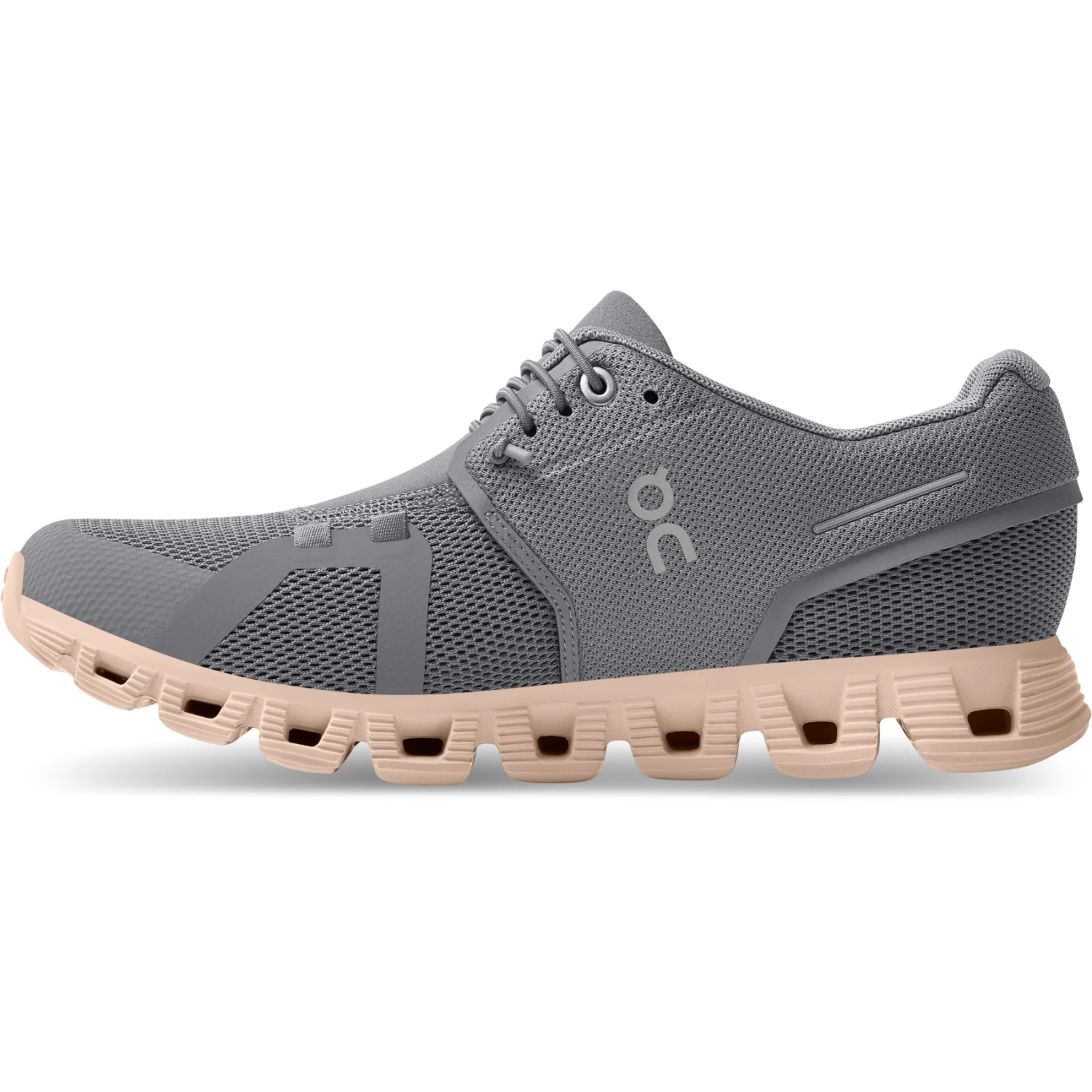 On Running On Cloud 5 Women's Shoes - Zinc I Shell 8 On Running On Cloud 5 Women's Shoes - Zinc I Shell - Image 8