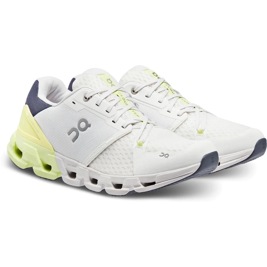 On Running On Cloudflyer 4 Running Shoes - White & Hay 1 On Running On Cloudflyer 4 Running Shoes - White & Hay