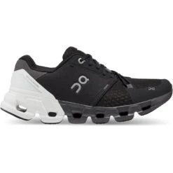 On Running On Cloudflyer 4 Wide Women Running Shoe - Black & White