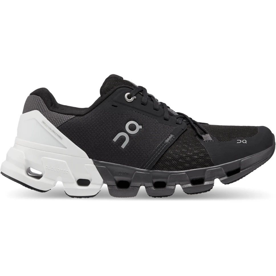 On Running On Cloudflyer 4 Wide Women Running Shoe - Black & White 1 On Running On Cloudflyer 4 Wide Women Running Shoe - Black & White