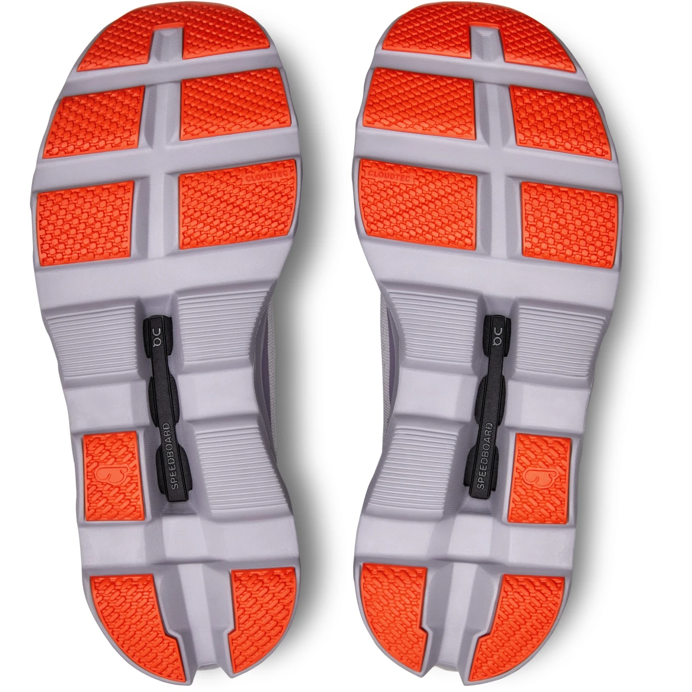 On Running On Cloudmonster Running Shoes - Pearl & Flame 2 On Running On Cloudmonster Running Shoes - Pearl & Flame - Image 2