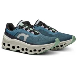 On Running On Cloudmonster Women's Running Shoes - Dust & Vapor