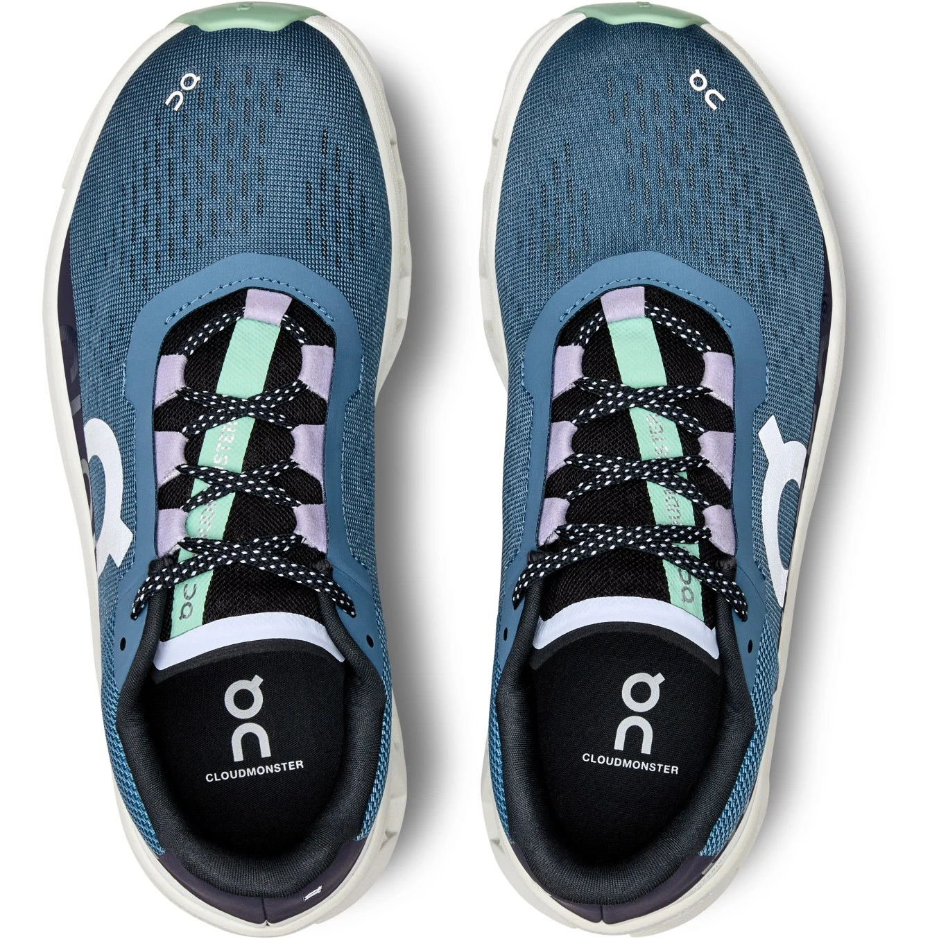 On Running On Cloudmonster Women's Running Shoes - Dust & Vapor 2 On Running On Cloudmonster Women's Running Shoes - Dust & Vapor - Image 2