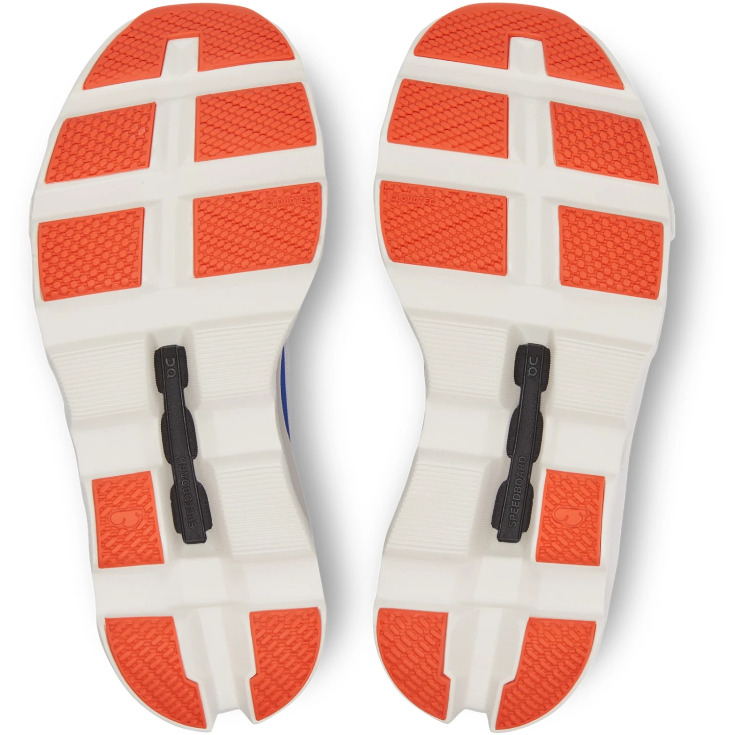 On Running On Cloudmonster Women's Running Shoes - Frost & Cobalt 4 On Running On Cloudmonster Women's Running Shoes - Frost & Cobalt - Image 4