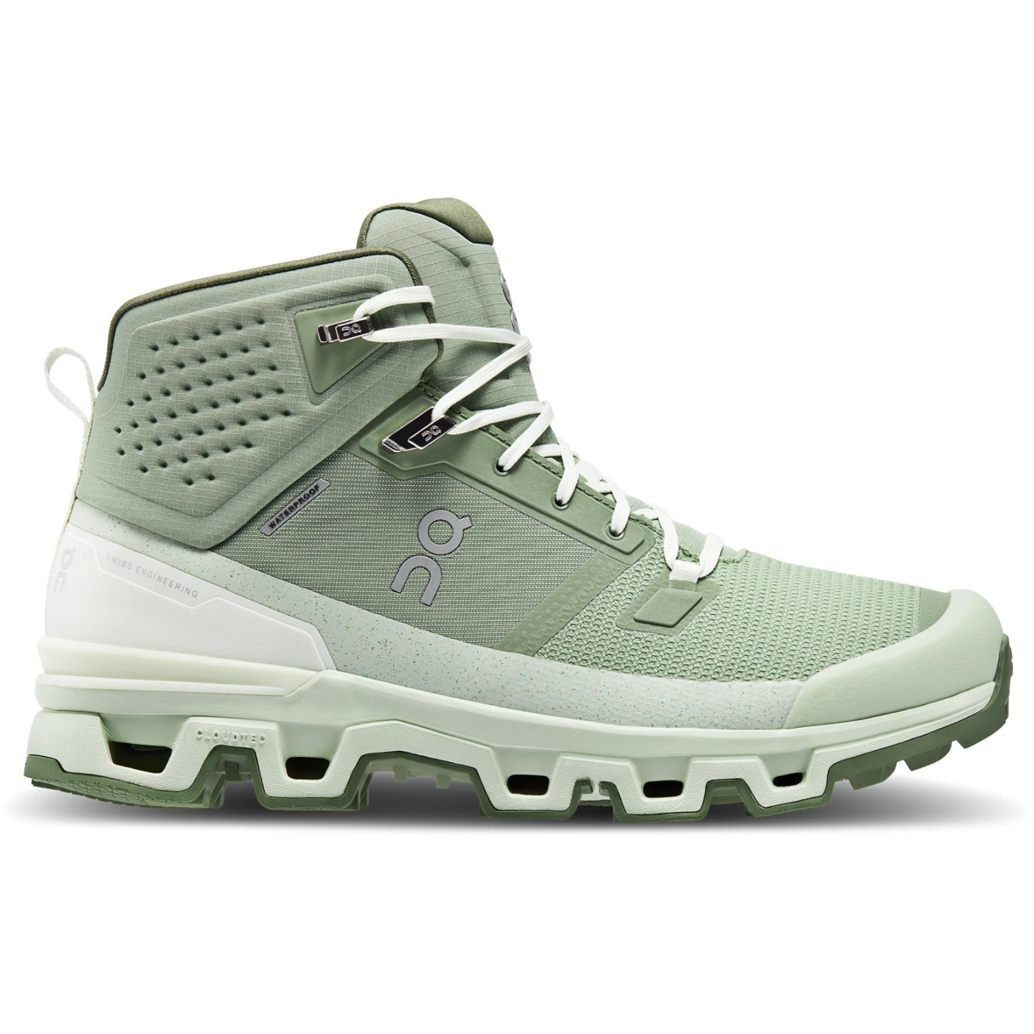 On Running On Cloudrock 2 Waterproof Speed-Hiking Shoe - Reseda & Aloe 2 On Running On Cloudrock 2 Waterproof Speed-Hiking Shoe - Reseda & Aloe - Image 2