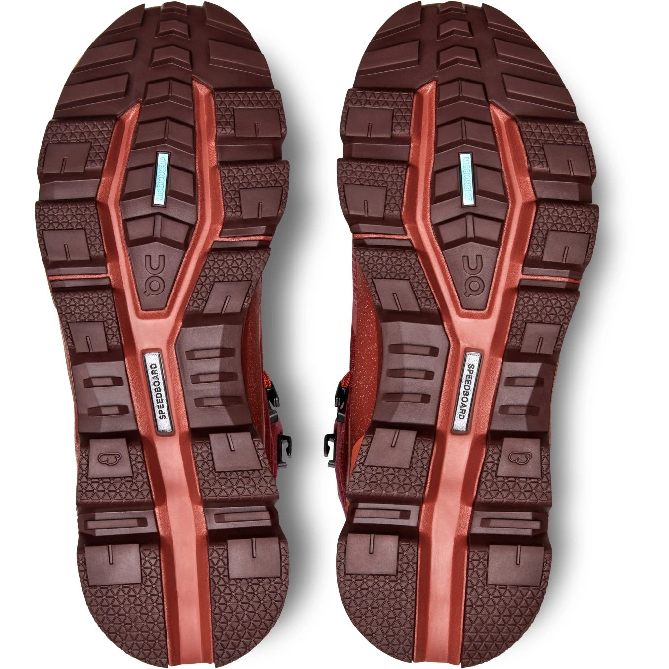 On Running On Cloudrock 2 Waterproof Women Speed-Hiking Shoe - Beet & Auburn 4 On Running On Cloudrock 2 Waterproof Women Speed-Hiking Shoe - Beet & Auburn - Image 4