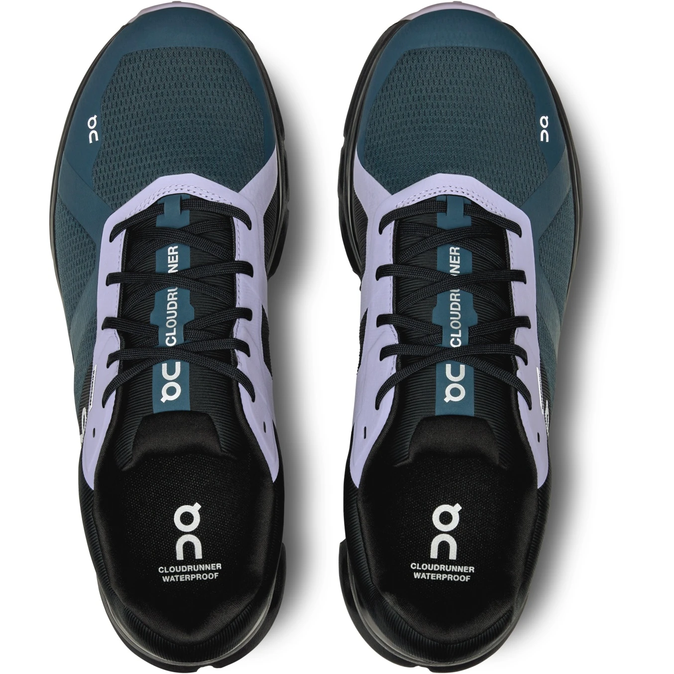 On Running On Cloudrunner Waterproof Running Shoe - Stone & Black 4 On Running On Cloudrunner Waterproof Running Shoe - Stone & Black - Image 4