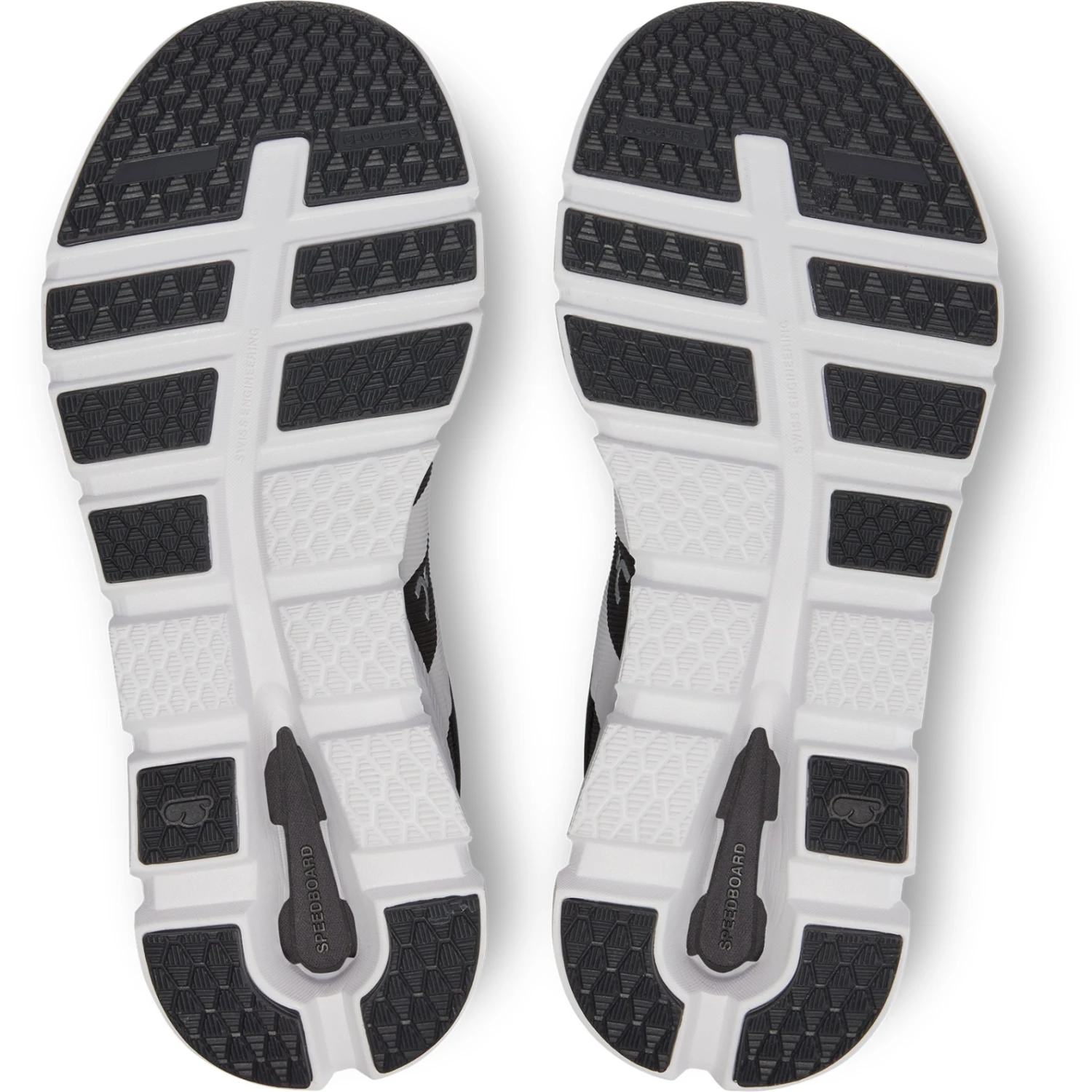 On Running On Cloudrunner Women Running Shoe - Heron & Black 4 On Running On Cloudrunner Women Running Shoe - Heron & Black - Image 4